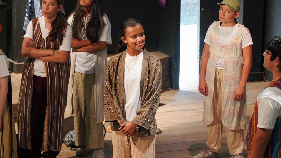 Usdan Summer Camp for the Arts Theater students perform on stage