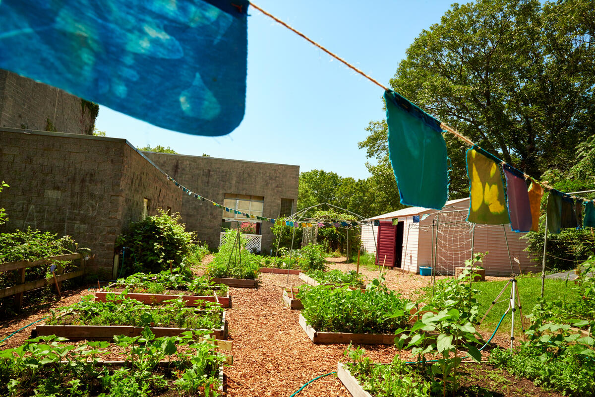 Usdan Summer Camp for the Arts garden