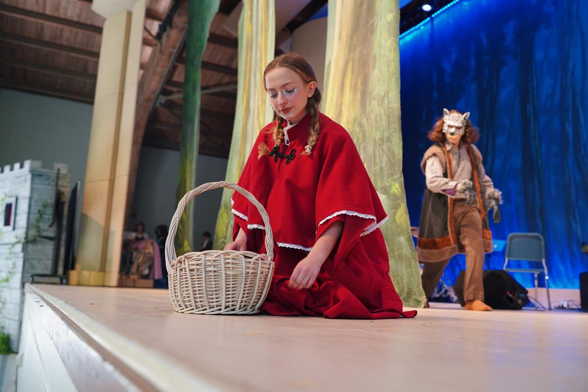 Usdan Summer Camp for the Arts Usdan Troupe performs Into the Woods on the McKinley Amphitheater