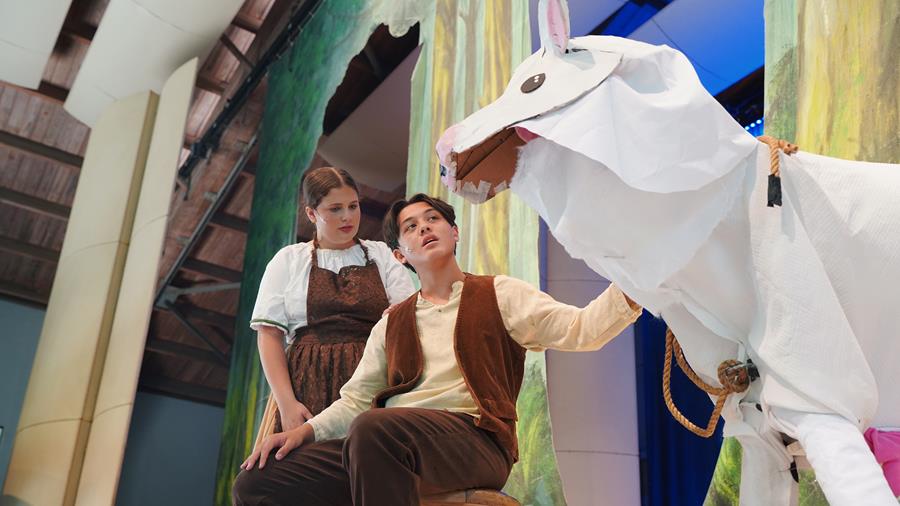 Usdan Summer Camp for the Arts Usdan Troupe perform Into the Woods on the McKinley Amphitheater