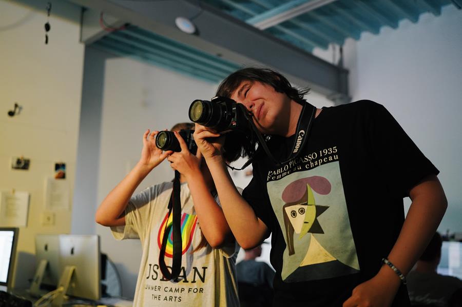 Usdan Summer Camp for the Arts photography students