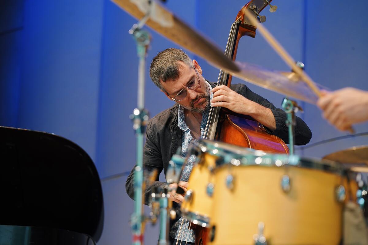 The Sam Dillon Quartet performs at Usdan Summer Camp for the Arts