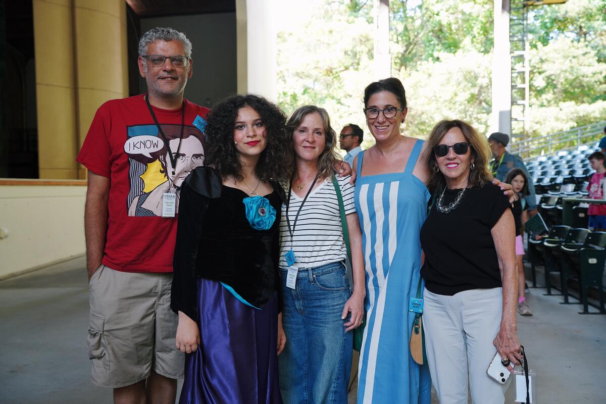 Usdan Summer Camp for the Arts Usdan Troupe member and perform in Into the Woods with family