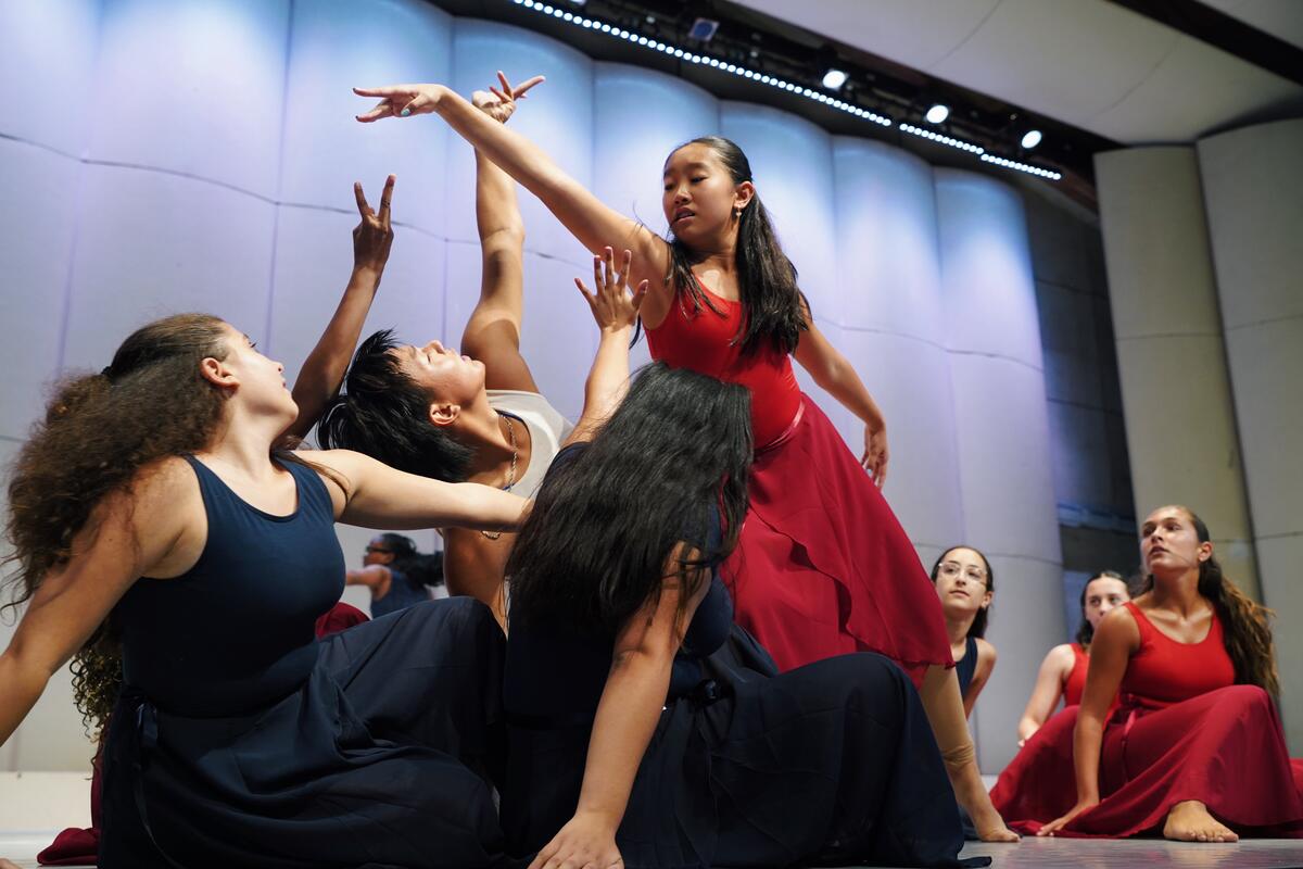 Dance students perform at Usdan Summer Camp for the Arts 2025 August Community Day
