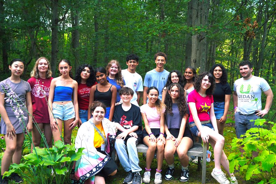 Usdan Summer Camp for the Arts students attend the five-year lunch