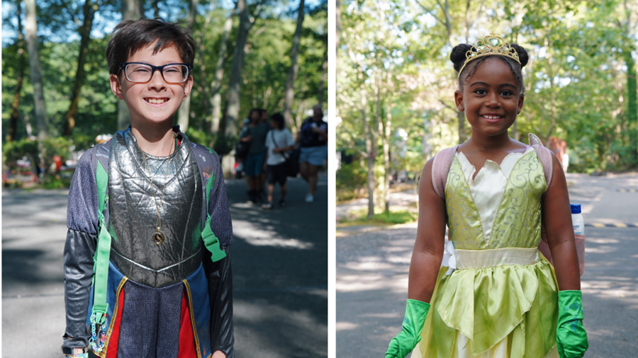 Usdan Summer Camp for the Arts dress up for Fairytale Tuesday