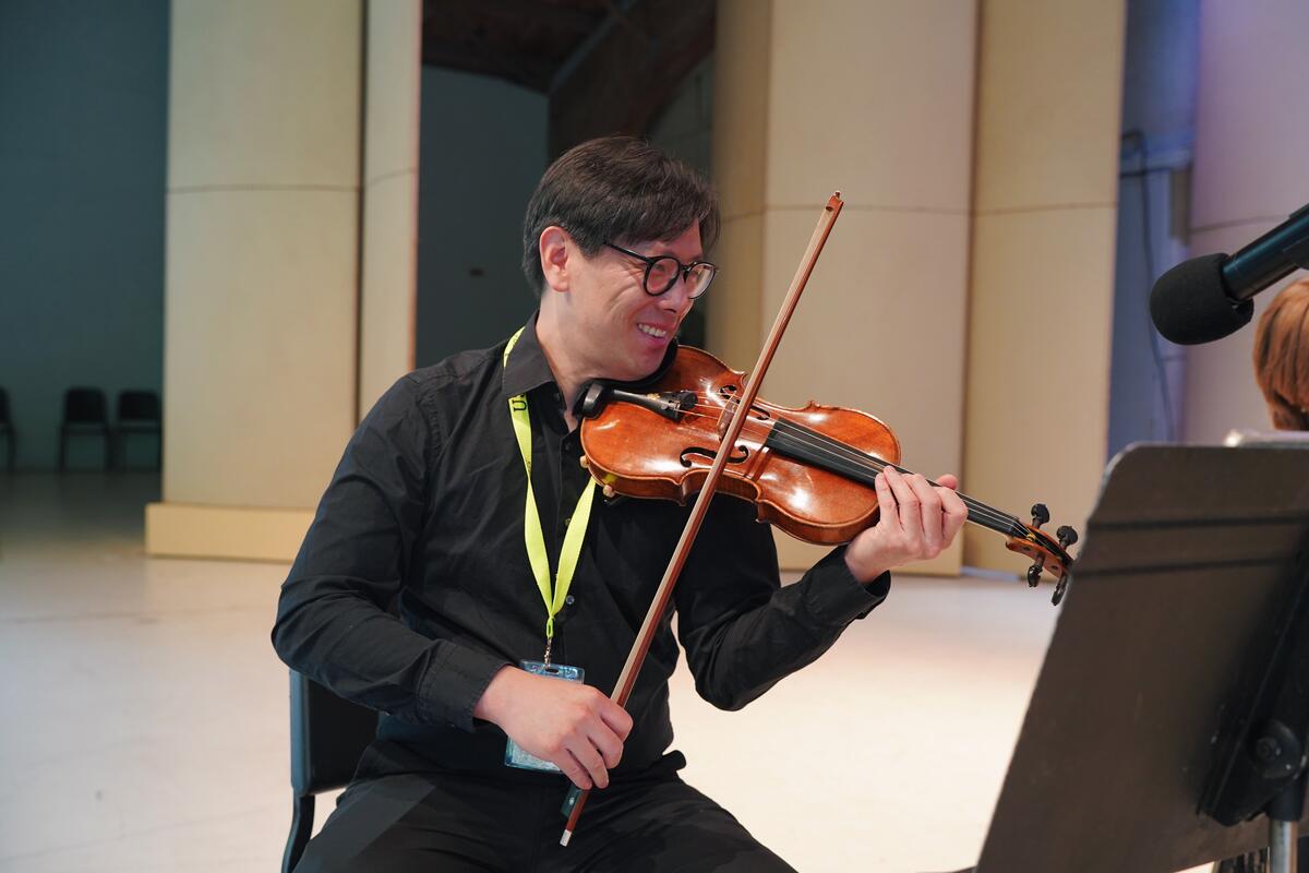The Cocoon Bloom Faculty Ensemble performs at Usdan Summer Camp for the Arts