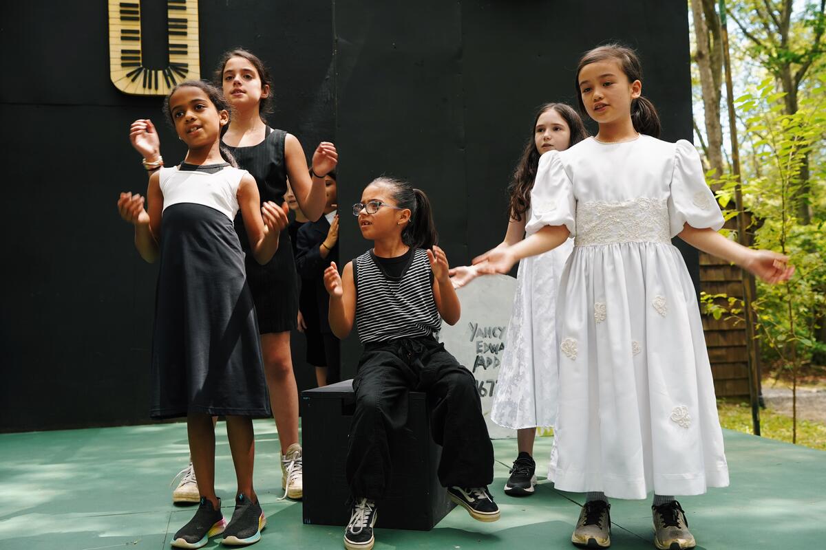Usdan Summer Camp for the Arts Children's Theater students perform at the Hillside Theater