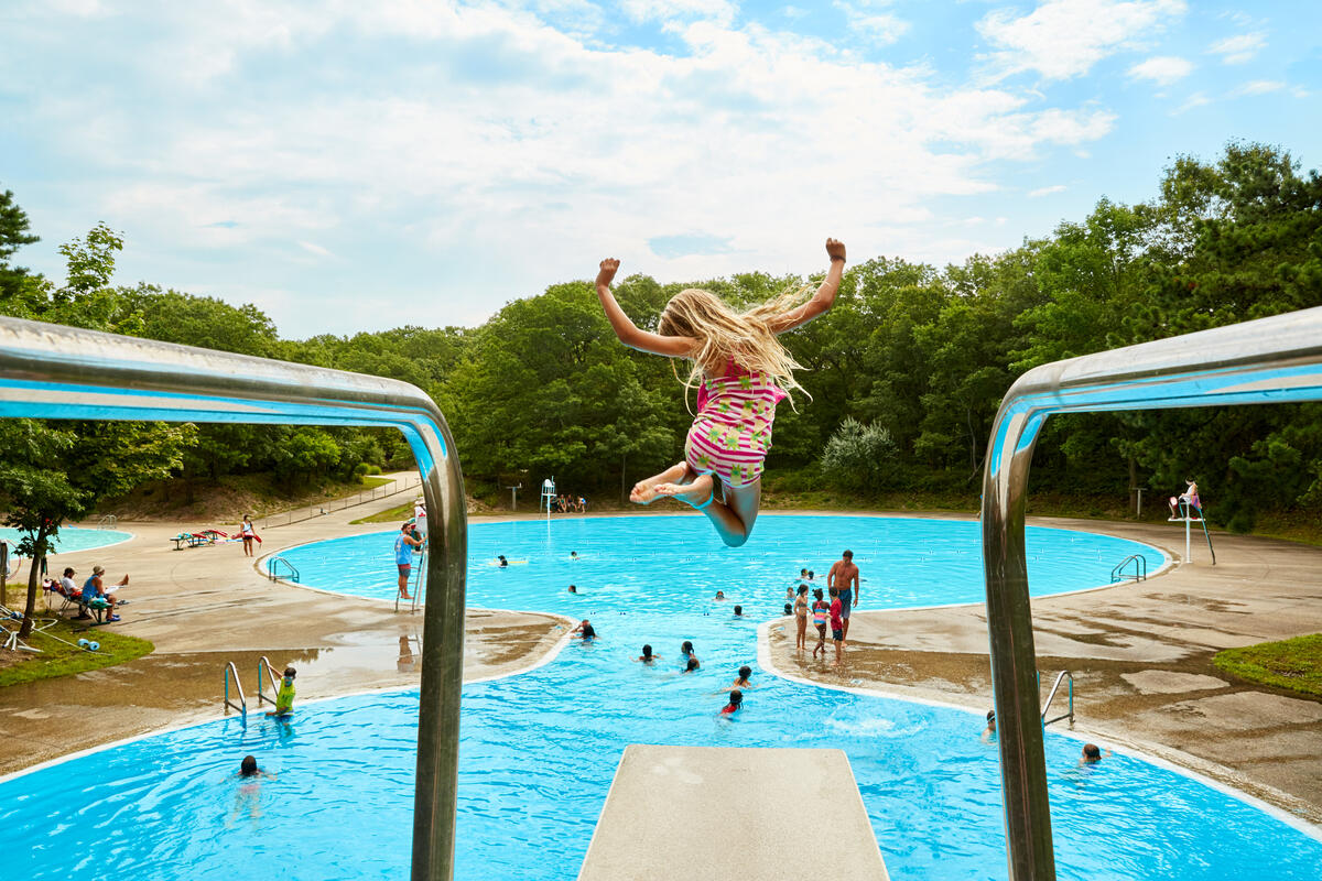 Usdan Summer Camp for the Arts Hip-Hop Pool Party