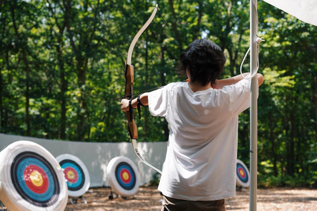Usdan Summer Camp for the Arts Archery student