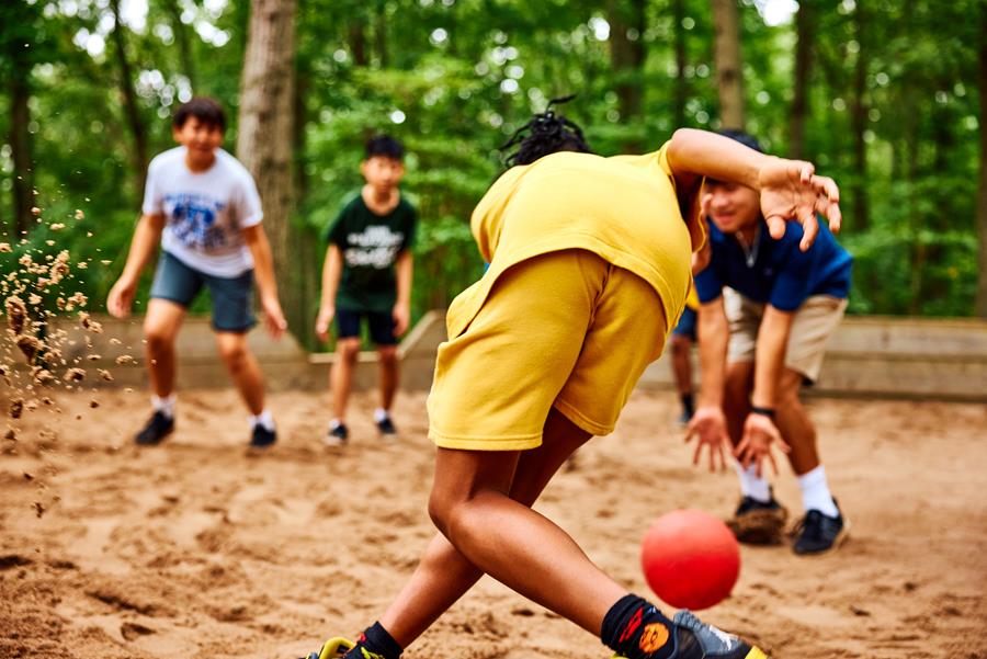 Usdan Recreational Camp gaga pit