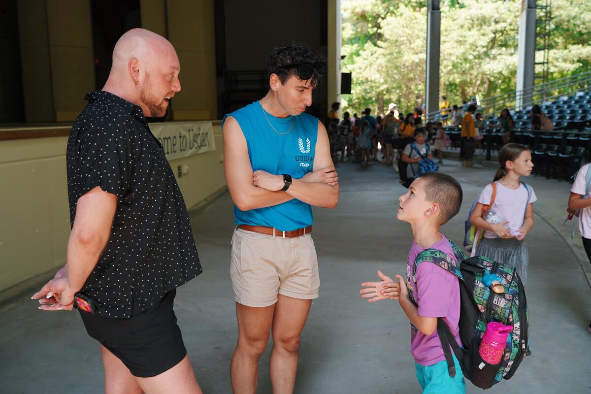 Usdan Summer Camp for the Arts teachers and students