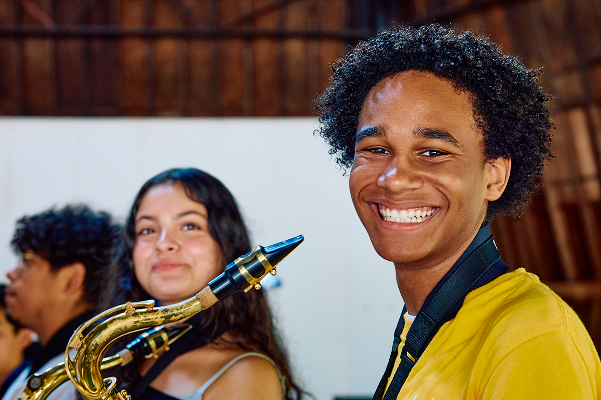 Usdan Summer Camp for the Arts music students