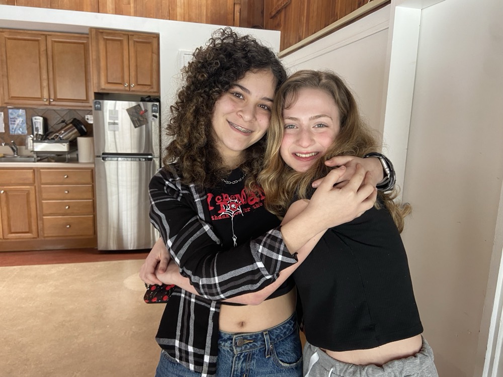 Usdan students Laila G. and Amanda G.