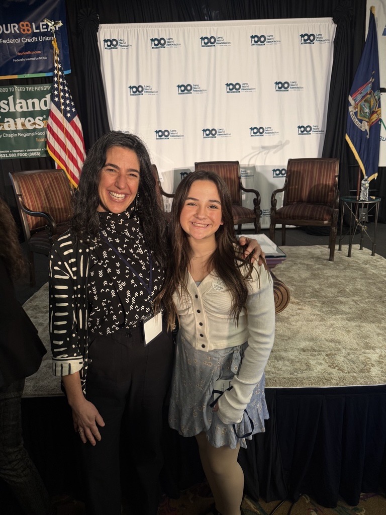 Executive Director Lauren Brandt Schloss with Usdan student Jillian Cerrato