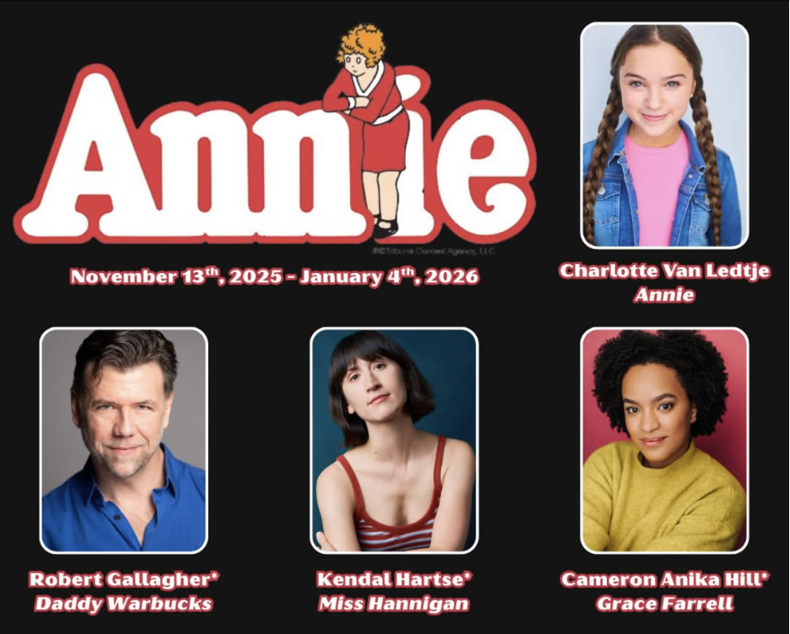 Longtime Lead Theater Teacher Rob Gallagher to star in "Annie" as Daddy Warbucks at the Argyle Theatre in Babylon, NY. 