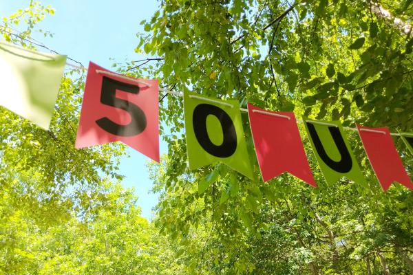 The first day of our 50th anniversary season