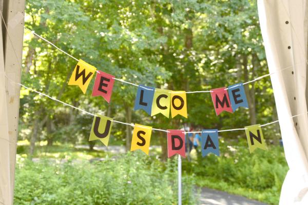 welcome sign