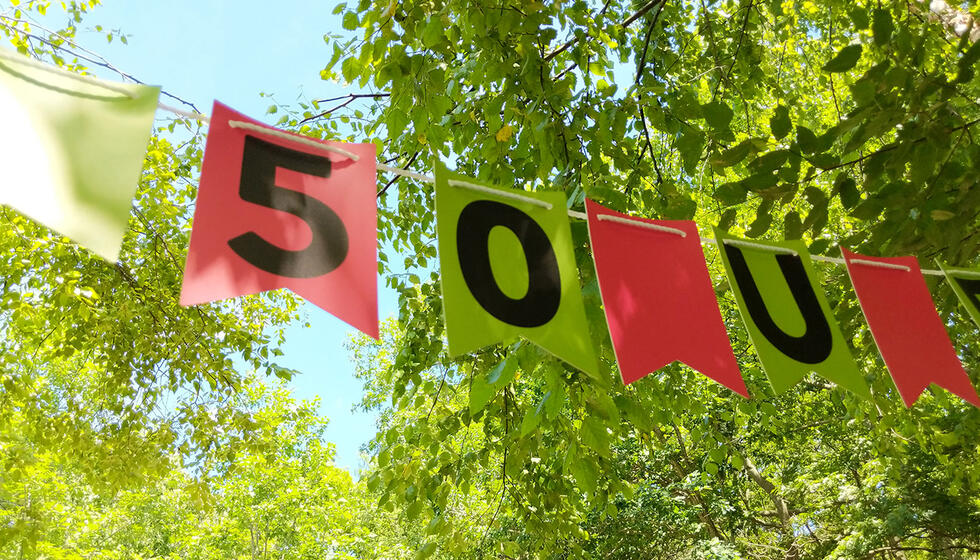 The first day of our 50th anniversary season