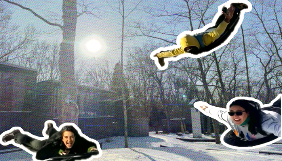 Usdan Summer Camp for the Arts in the snow