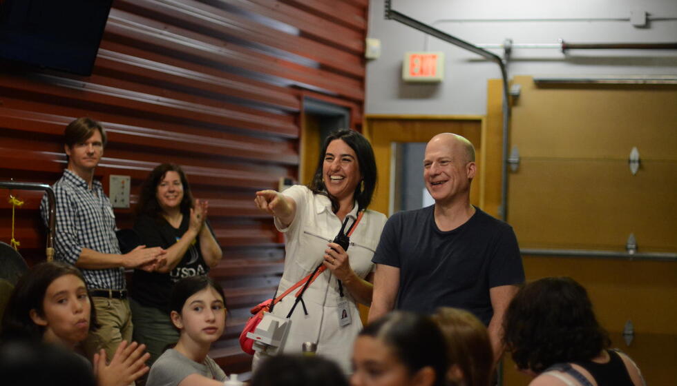 Jackson sits down with some of the theater students backstage