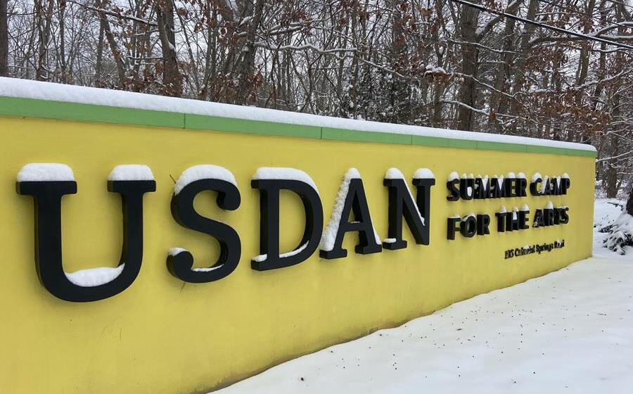 Usdan in the snow