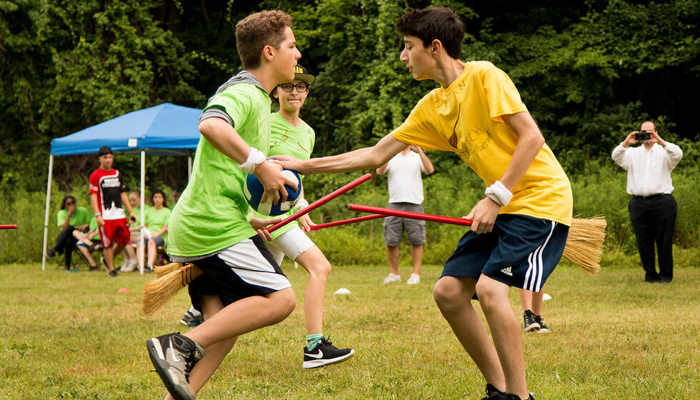 Quidditch Tournaments participants in action