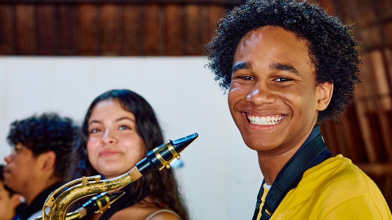 Usdan Summer Camp for the Arts music students Usdan Summer Camp for the Arts music students