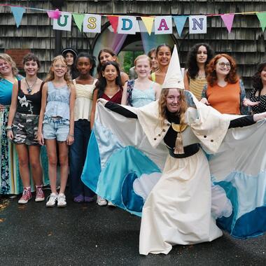 Usdan Summer Camp for the Arts Fashion Design students