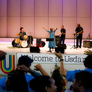 Photo of camp in amphi Photo of camp in amphi