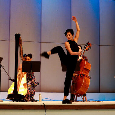 Maile Dancing on Stage Maile Dancing on Stage