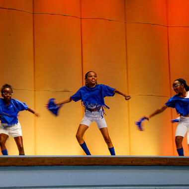 dancers in amphitheater dancers in amphitheater