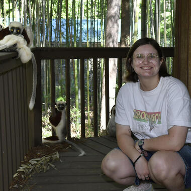 Abby Flyer at the Duke Lemur Center Abby Flyer at the Duke Lemur Center